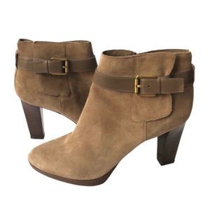 Franco Sarto suede booties